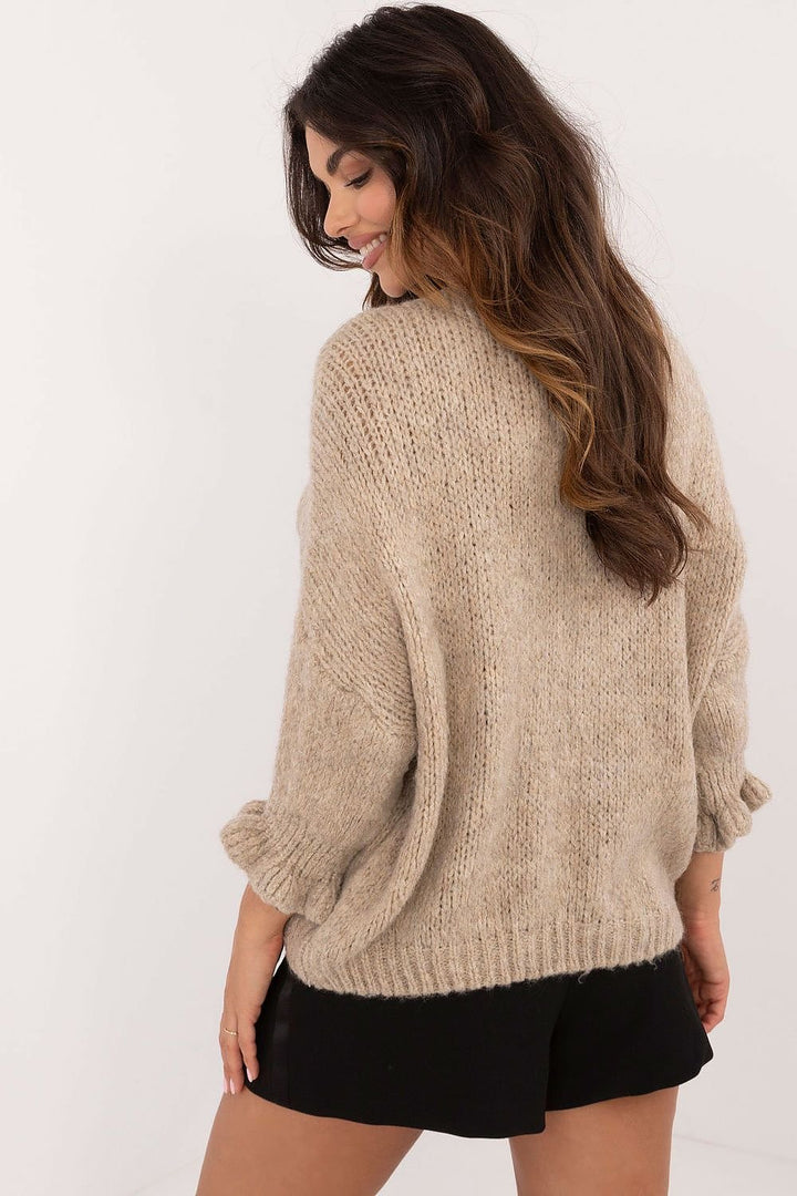 Italy Moda – Stickad Cardigan med Knytband