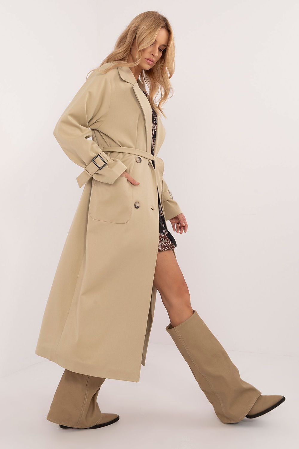 Alina – Elegant Klassisk Trenchcoat